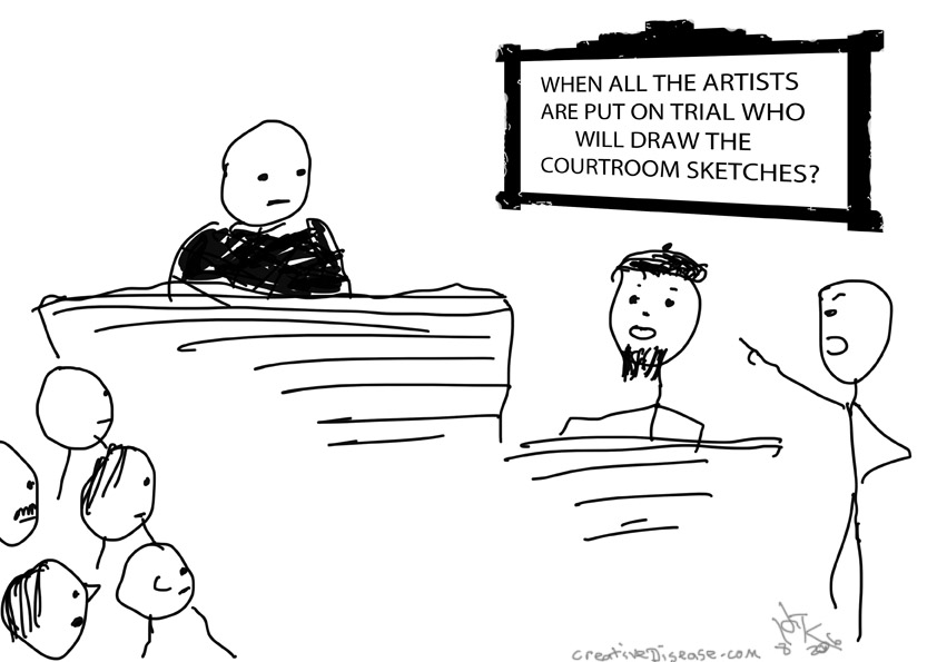 artist comic joke
