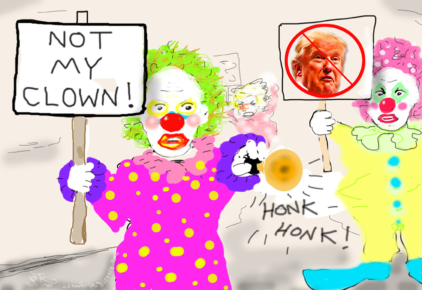 trump clown